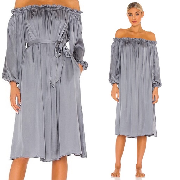 [LPA] Off Shoulder Lounge Dress - Picture 2 of 4